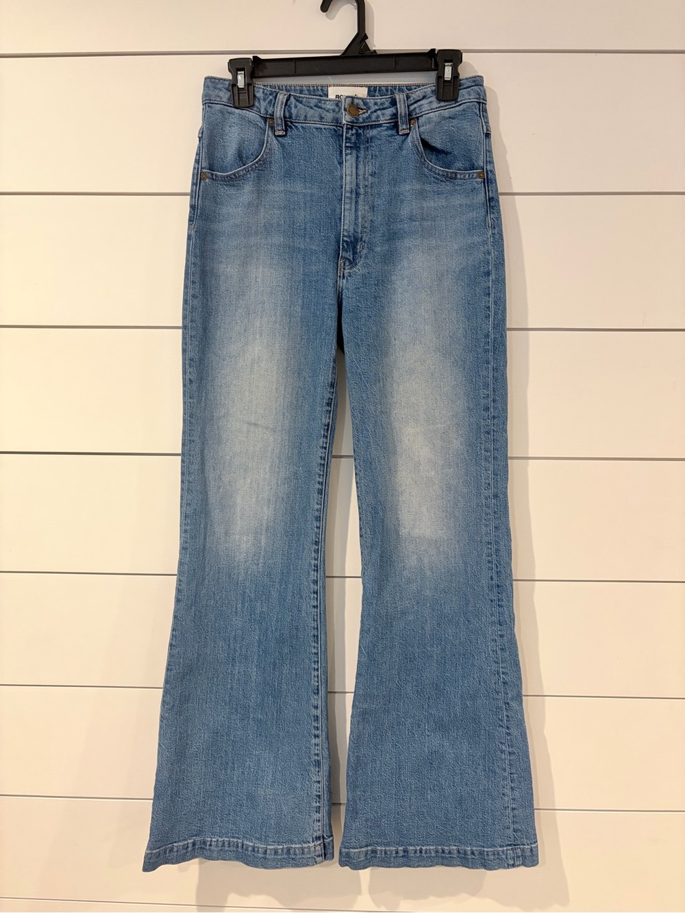 Rolla’s Eastcoast Flare Jeans 28 High Rise Y2K 70s Boho Denim Model Off Duty